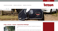 Desktop Screenshot of dressur-cup.braun-waelzlager.de